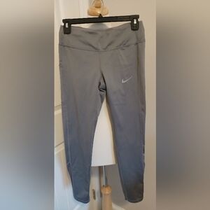 Womens Nike Power Racer Training Leggings Dri fit. Tight fit. Sz Small Grey#J16